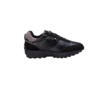 BLACK TEXTILE LADIES SHOES
