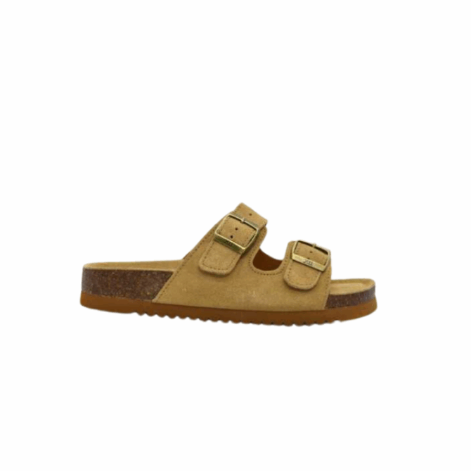 CAMEL SUEDE LADIES SANDALS