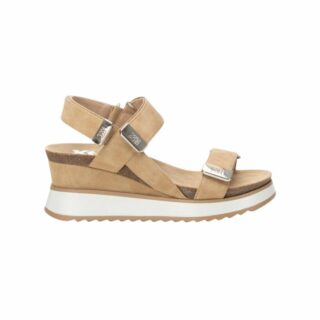 BEIGE PU LADIES SANDALS