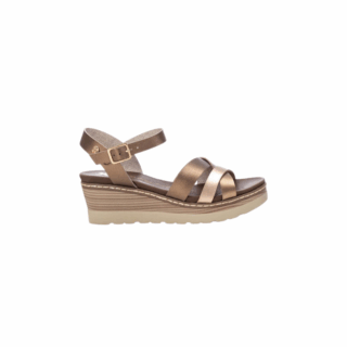 GOLD PU LADIES SANDALS