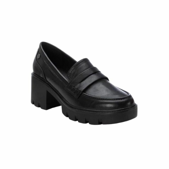 BLACK PU LADIES SHOES