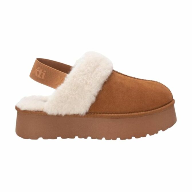 CAMEL MICROFIBER LADIES SHOES