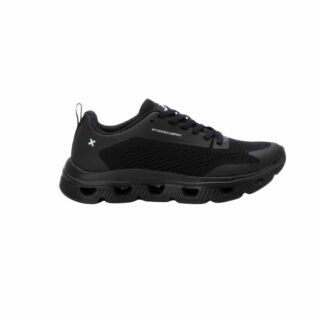 BLACK TEXTILE LADIES SHOES