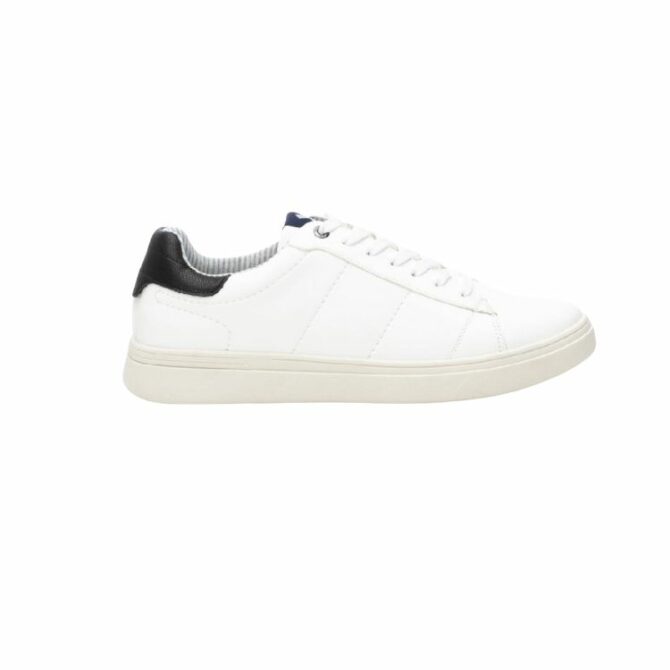 WHITE PU MEN SHOES