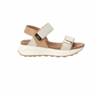 BEIGE PU LADIES SANDALS