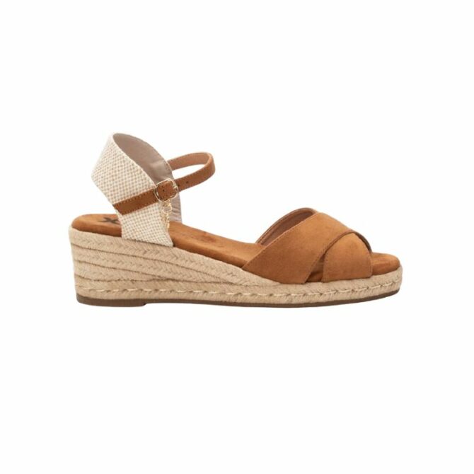 CAMEL MICROFIBER LADIES SANDALS