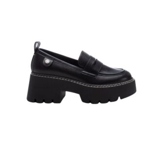 BLACK PU LADIES SHOES
