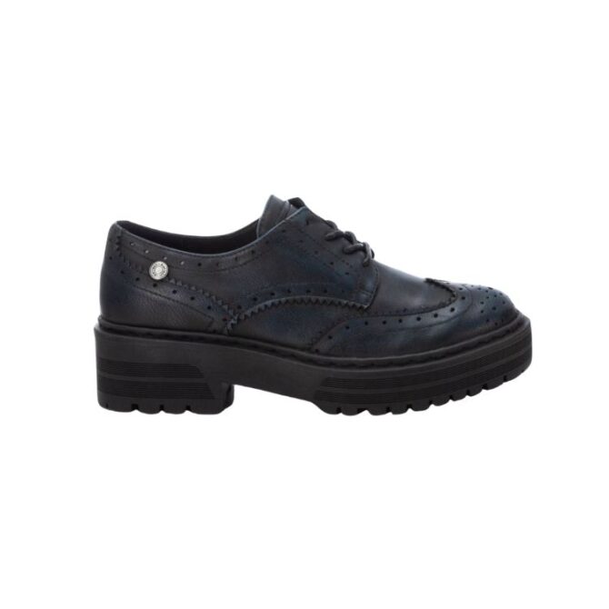 NAVY PU LADIES SHOES