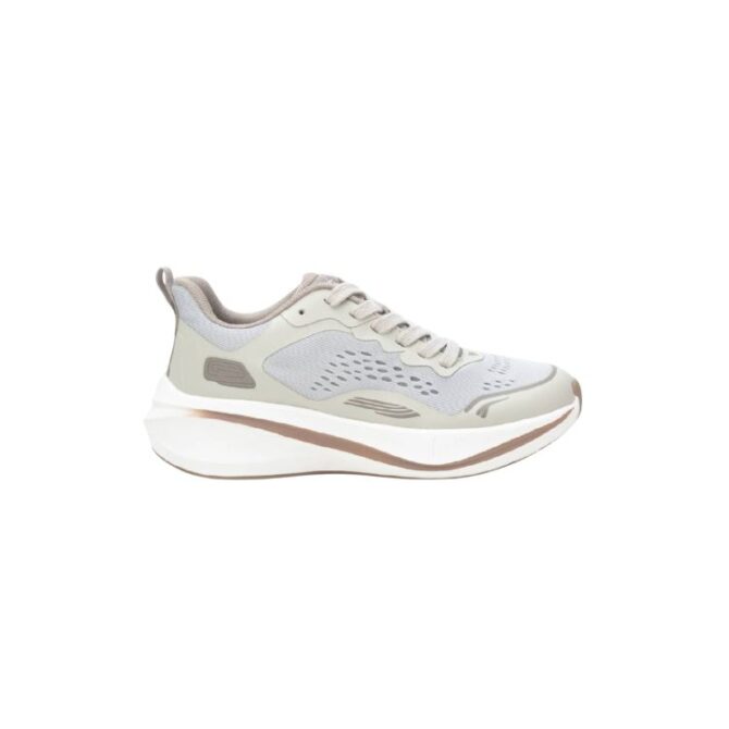 GREY TEXTILE LADIES SHOES