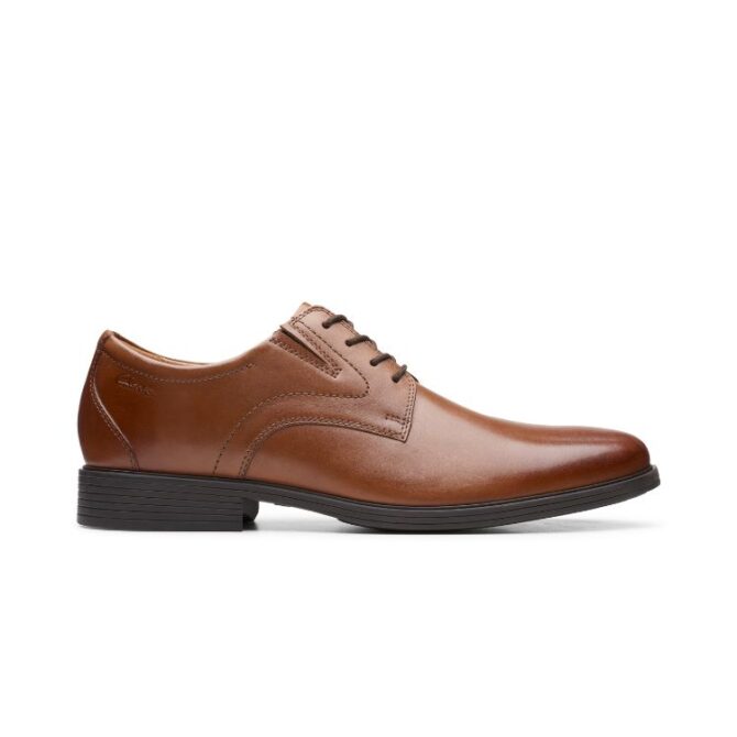 Whiddon Plain Dark Tan Leather