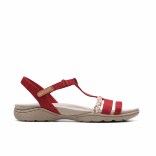 Amanda Tealite Red Nubuck