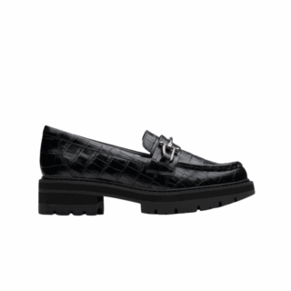 Orianna Bit Black Croc, M; 4
