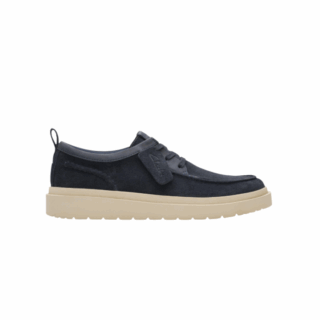 Polden Moc Navy Suede, G, 6