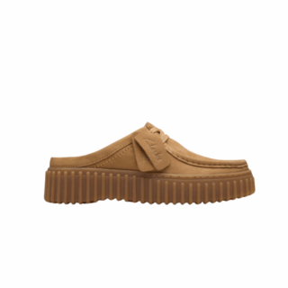 Torhill Mule Light Tan Nubuck, D, 3+