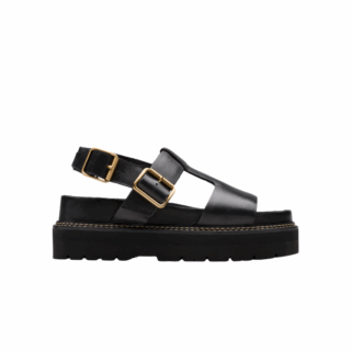 Orianna Sky Black Leather, D, 3+