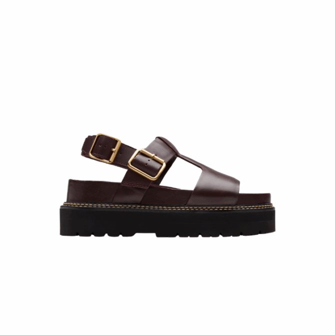 Orianna Sky Wine Leather