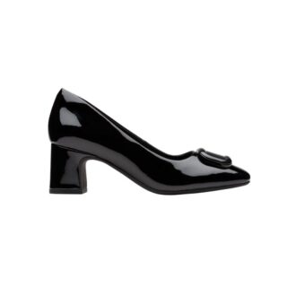 Fernie Trim Black Pat, D, 3+