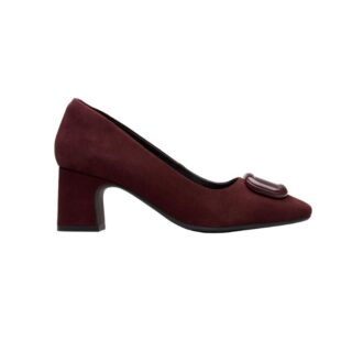 Fernie Trim Merlot Suede, D, 3+