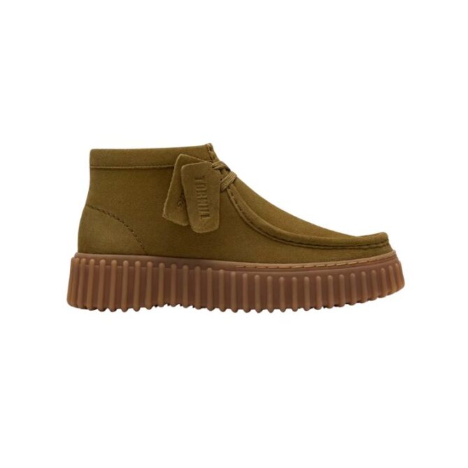 Torhill Moss Olive Suede, D, 3+