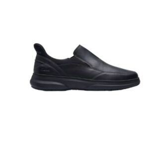 Mullan Step Black Leather