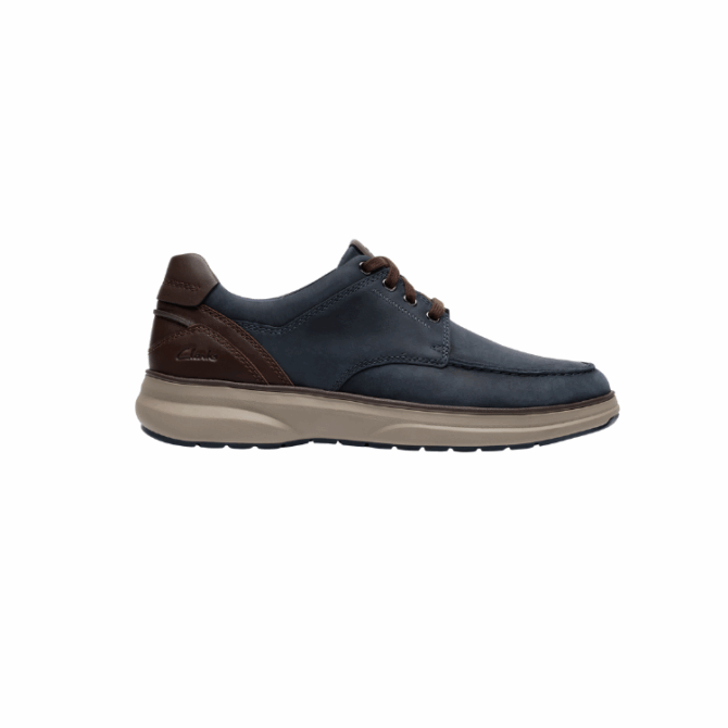 Mullan Moc Navy Leather