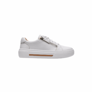 Hollyrose Zip White Leather, D, 4
