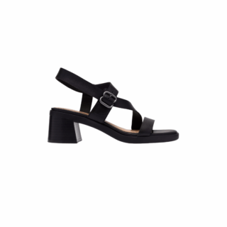 Jaylan Sol Black Leather, D, 3+