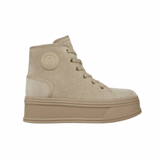SELMA 03 - MID SNEAKER CANVAS BEIGE