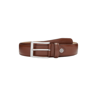 Birch Point Adjustable Leather Belt