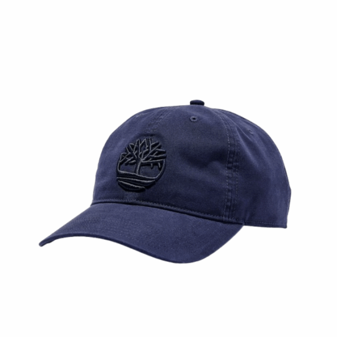 Cotton Canvas Baseball CapPeacoat