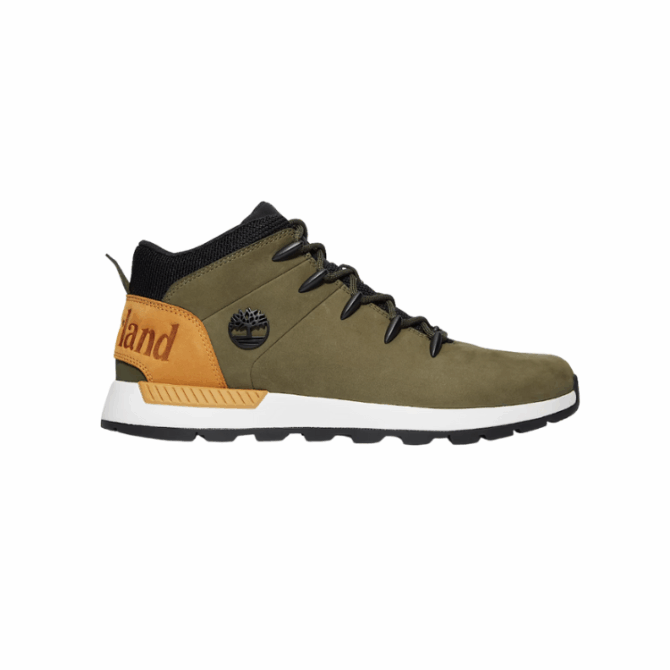 SPRINT TREKKER MID LACE UP SNEAKER LEAF GREEN