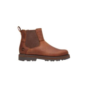 Corma Kid Chelsea Boot for Junior in Brown