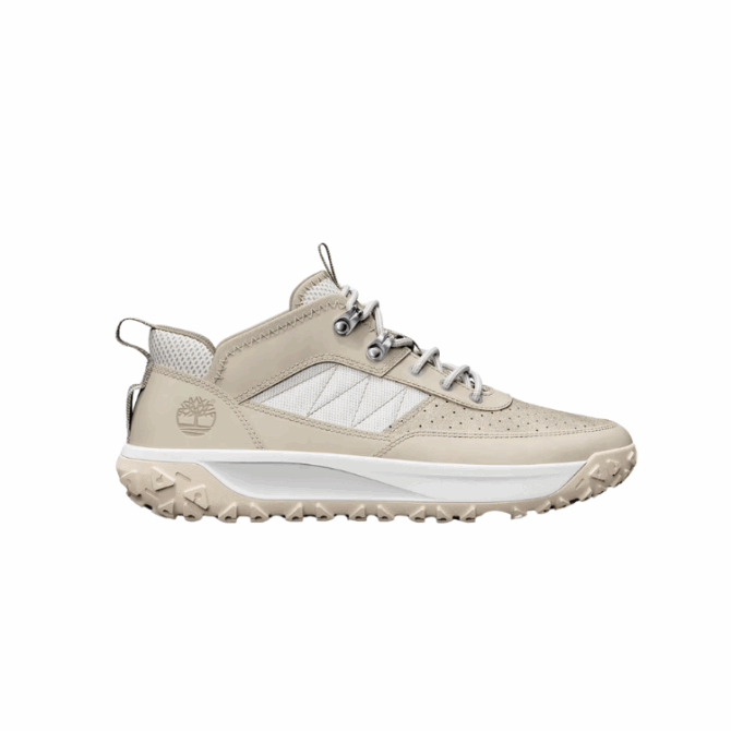 GREENSTRIDE MOTION 6 LOW LACE UP HIKING BOOT WHITE NUBUCK