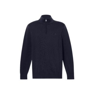Williams River Quarter-Zip Jumper for Men in Dark Blue