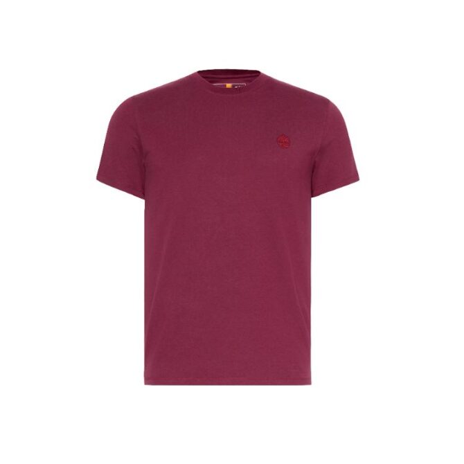 Dunstan River Short-Sleeve T-Shirt for Men in Burgundy