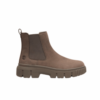 GREYFIELD MID CHELSEA BOOT MEDIUM BROWN NUBUCK