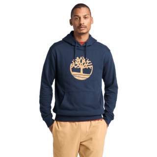 SweatshirtFront Camo Tree Logo HoodieDark Sapphire