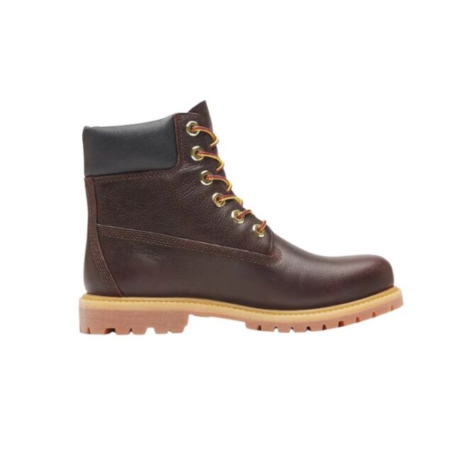 TIMBERLAND PREMIUM 6 INCH LACE UP WATERPROOF BOOT LIGHT BEIGE NUBUCK