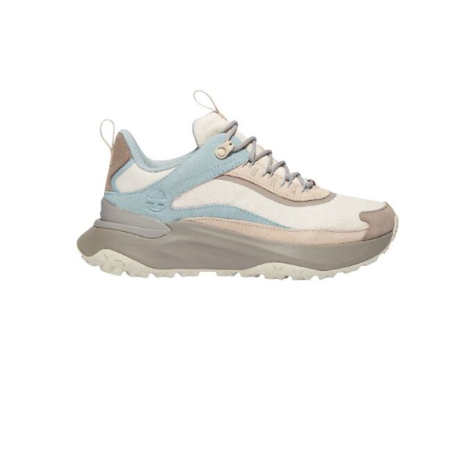 Motion Access Waterproof Trainer for Women in Beige/Light Blue