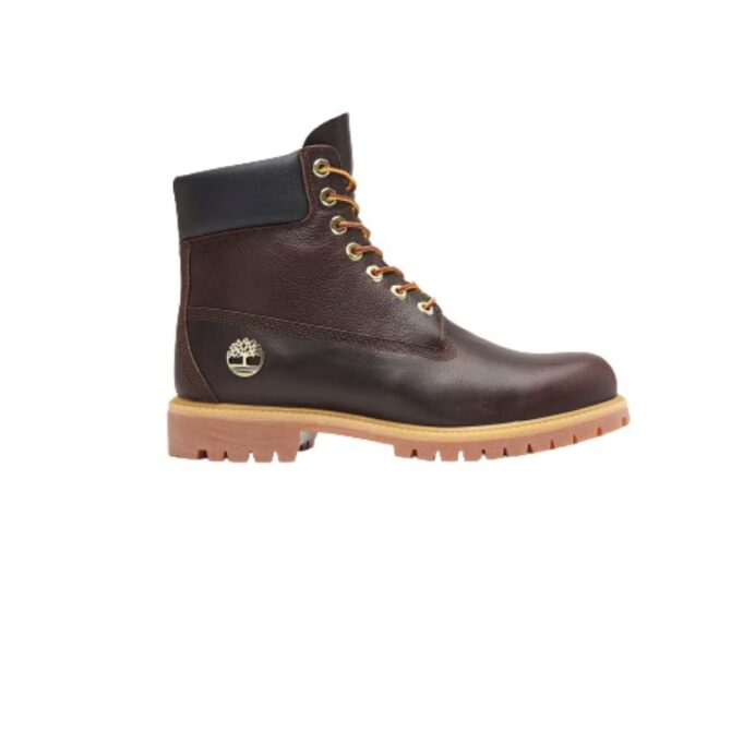 Timberland® Premium 6-Inch Waterproof Boot for Men in Dark Brown/Black