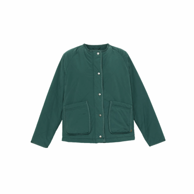 Durable Water Repellent Quilted Jacket Green Gables