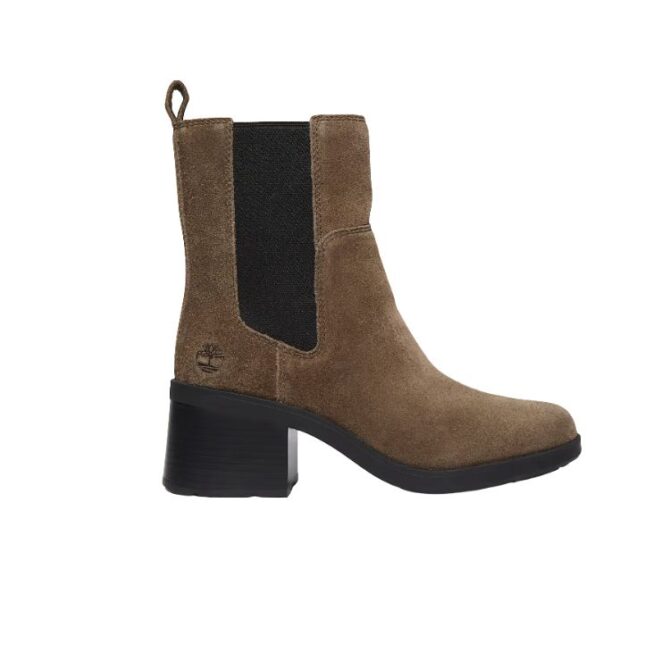 Bellevaux Chelsea Boot for Women in Dark Brown/Black