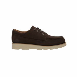 BRITTON MILLS LACE UP SHOE DARK BROWN SUEDE