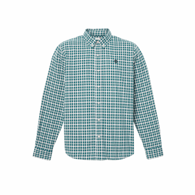Solucell Gingham Shirt Silver Blue YD