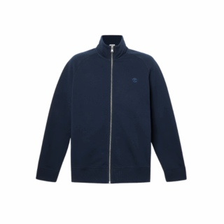 EXETER RIVER Brushed Back Full Zip Funnel neck Dark Sapphire