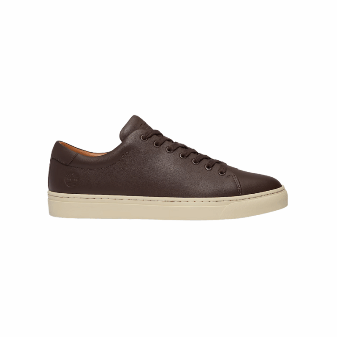LISBON STREET PREMIUM LTHR LOW SNKR Dark Brown