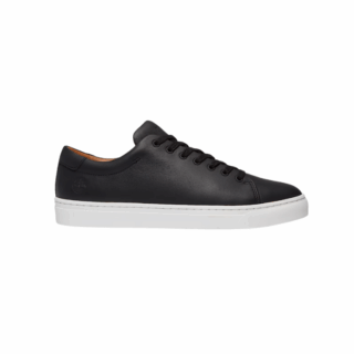 LISBON STREET PREMIUM LTHR LOW SNKR Black