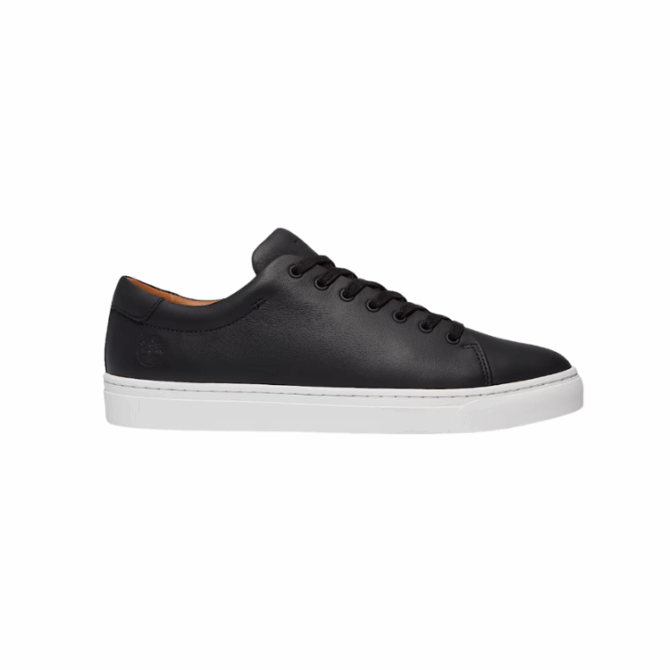 LISBON STREET PREMIUM LTHR LOW SNKR Black