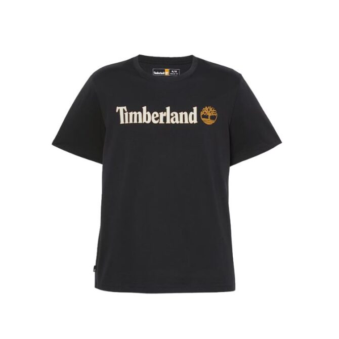 KENNEBEC RIVER Linear Logo Short Sleeve Tee Black