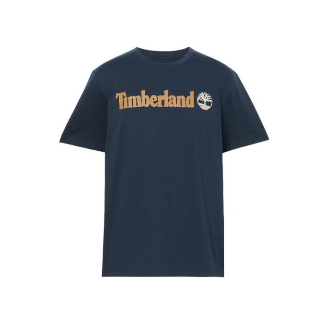 KENNEBEC RIVER Linear Logo Short Sleeve Tee Dark Sapphire